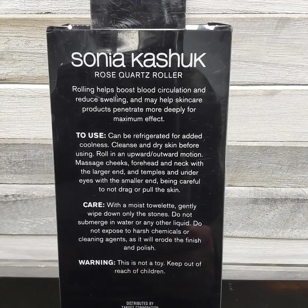 Sonia Kashuk Rose Quartz Roller - Facial Skincare Tool